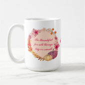 Citation de germe d'automne café Mug (Gauche)