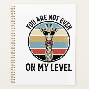 Citation de girafe drôle T-Shirt gravure vintage D