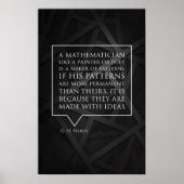Citation de Hardy - Math Posters (Devant)