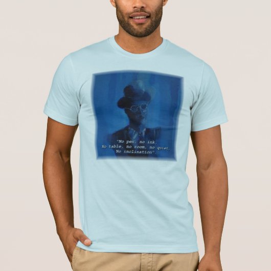 Citation de James Joyce "aucun stylo, T-shirt (Devant)