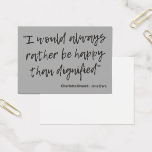 Citation de Jane Eyre I