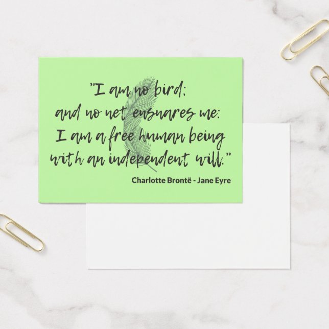 Citation de Jane Eyre II (Bureau)