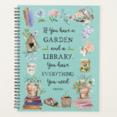 Citation de jardin et de bibliothèque Jardin flora (Devant)