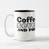 Citation de Jonathan Swift sur la Mug de café 2 (Gauche)