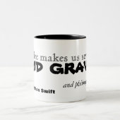 Citation de Jonathan Swift sur le café - Mug (Centre)