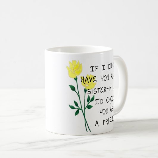Citation de la belle-soeur Mug (Devant droit)