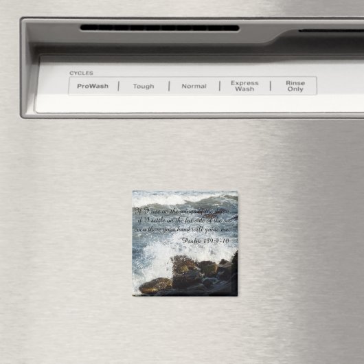 Citation de la Bible Psaume 139:9-10 aimant (In Situ (Lave-vaisselle))