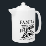 Citation de la famille moderne et de l'amour<br><div class="desc">La famille et l'amour citent dans la typographie moderne.</div>