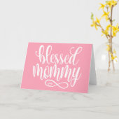 Citation de la Fête des mères bénies| Carte de voe (Fleur jaune)