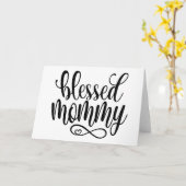 Citation de la Fête des mères bénies| Carte de voe (Fleur jaune)