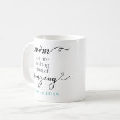 Citation de la mère Mug cadeau personnalisé (Devant gauche)