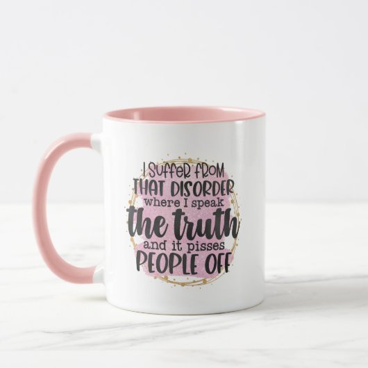 Citation de la Mug de café Sarcastique (Gauche)