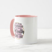Citation de la Mug de café Sarcastique (Devant gauche)
