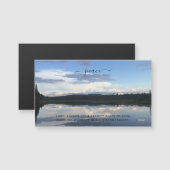 Citation de la paix Inspirer paysage Magnet de pho (Devant / Derrière)