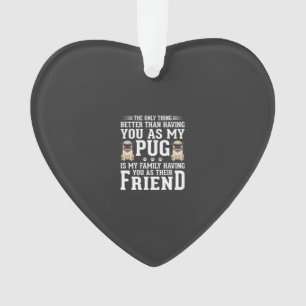 Citation de l'ami de la famille du chien Pug