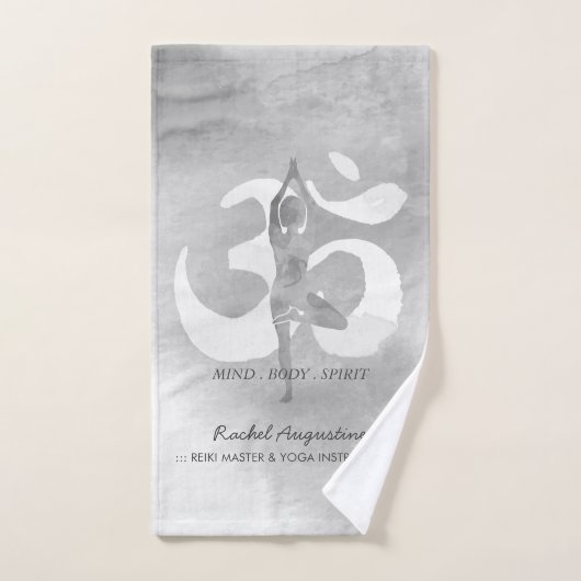 Citation de l'arbre de méditation de l'instructeur (Serviette à main)