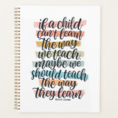 Citation de l'école d'enseignement pour enfants pe (Devant)
