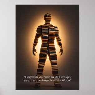 Citation de lecture inspirante pour décoration mur
