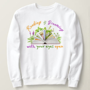 Citation de lecture Sweatshirt féminine - Louveur 