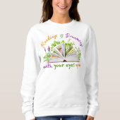 Citation de lecture Sweatshirt féminine - Louveur (Devant)