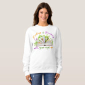 Citation de lecture Sweatshirt féminine - Louveur (Devant entier)