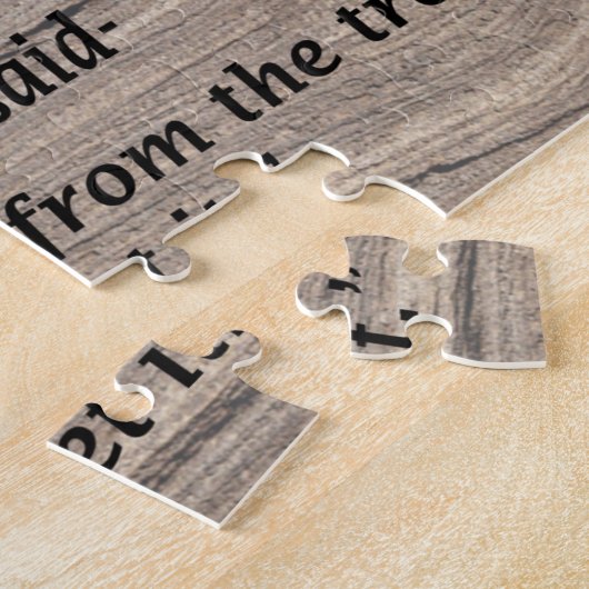 Citation de l'écureuil Sage Puzzle (Côté)