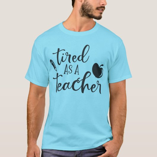 Citation de l'enseignant masculin T-shirt (Devant)