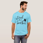 Citation de l'enseignant masculin T-shirt (Devant entier)