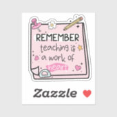 Citation de l'enseignant super Rappels Stickers (Feuille)