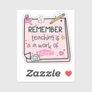 Citation de l'enseignant super Rappels Stickers