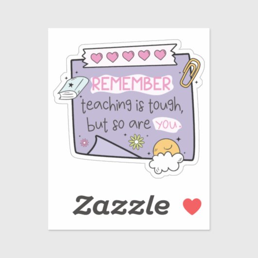 Citation de l'enseignant super Rappels Stickers (Feuille)