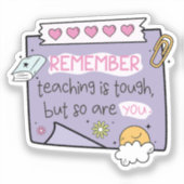 Citation de l'enseignant super Rappels Stickers (Recto)