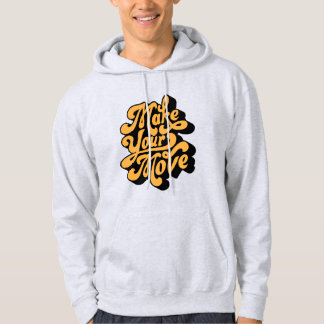 Citation de lettre 3D design Sweat - shirt à capuc