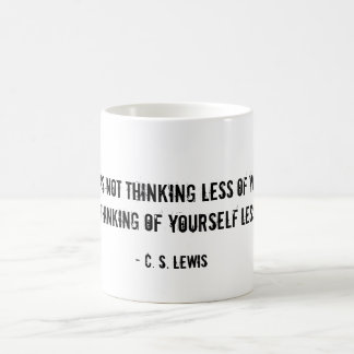 Citation de Lewis de CS de tasse d'humilité