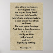 Citation de Macbeth - affiche (Devant)
