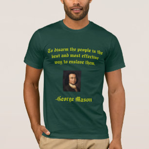 Citation de maçon de George sur le T-shirt de