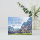 Citation de marche - Kings Canyon | Carte postale (Debout devant)