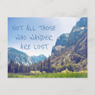Citation de marche - Kings Canyon Carte postale
