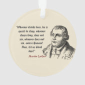 Citation De Martin Luther Sur Les Boissons De Bièr (dos)
