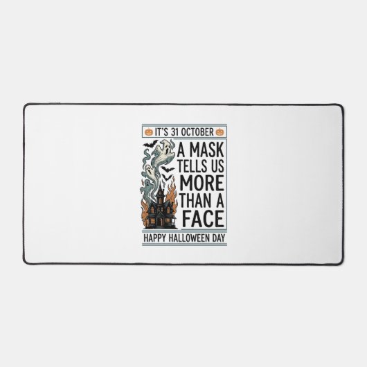 Citation de Masque Halloween Vintage Vector Design (Recto)