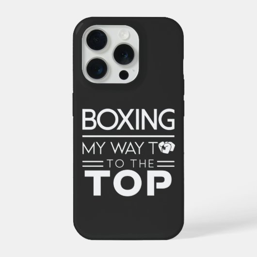 Citation de motivation de boxe en typographie mini (Verso)