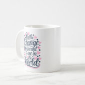 Citation de motivation Mug (Devant gauche)