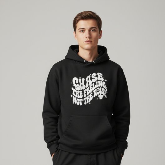 Citation de motivation typographie sweat à capuche