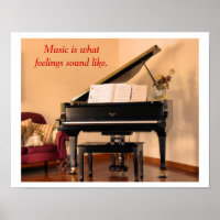 Citation de musique - poster