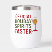 Citation de Noël humoristique fête spiritueux (Arrière)