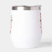 Citation de Noël humoristique fête spiritueux roug (Gauche)