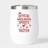 Citation de Noël humoristique fête spiritueux roug (Arrière)