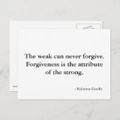 Citation de pardon - carte postale (Devant / Derrière)