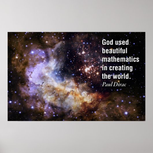 Citation de Paul Dirac - Math Posters (Devant)