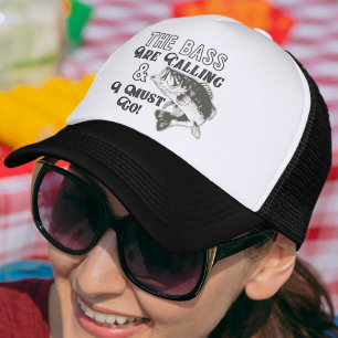 Citation de pêche de basse grande bouche Casquette